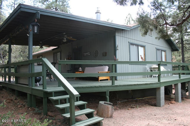 6329 Quail Cove Road Pine, AZ 85544 - Photo 18 of 26 Covered Deck east side