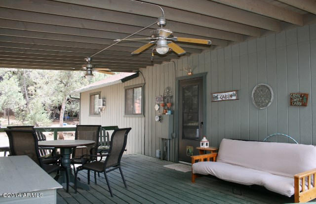 6329 Quail Cove Road Pine, AZ 85544 - Photo 3 of 26 Covered deck east side