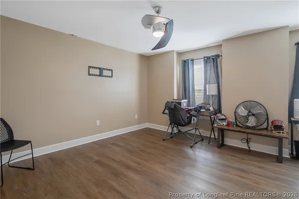 wooden floor in an empty room