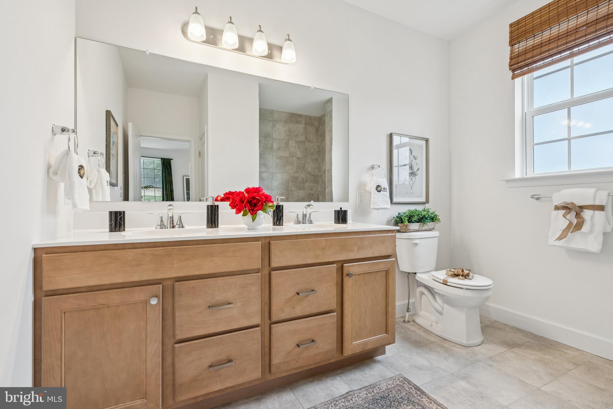 136 Piedmont Way, Unit 102 Hanover, PA 17331 - Photo 29 of 40 a bathroom with a sink vanity mirror and toilet