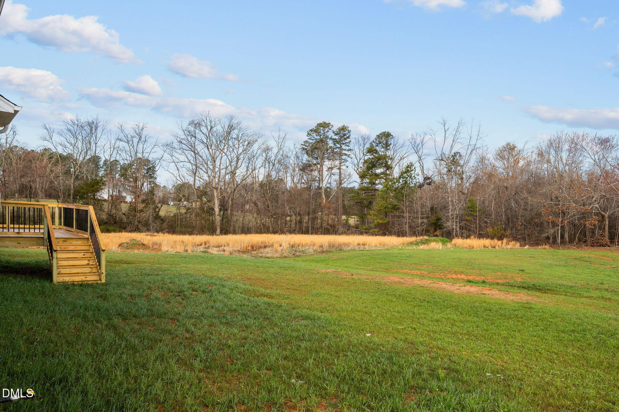 1221 Antioch Church Road Timberlake, NC 27583 - Photo 35 of 45 a backyard of a house with lots of green space and mountain view