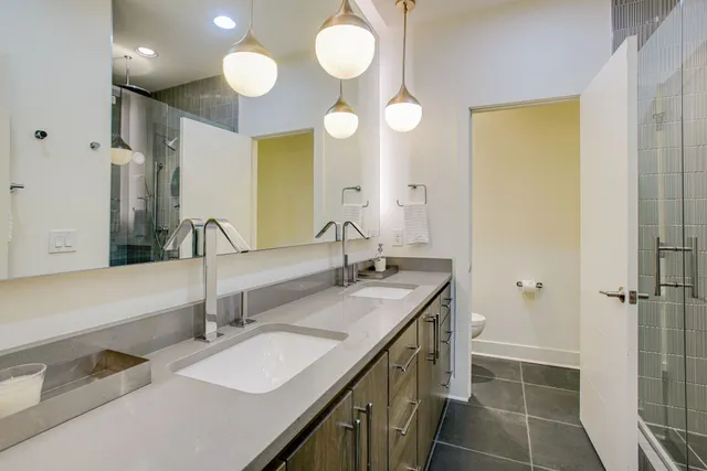 a view of wooden floor in a hall with wooden floor