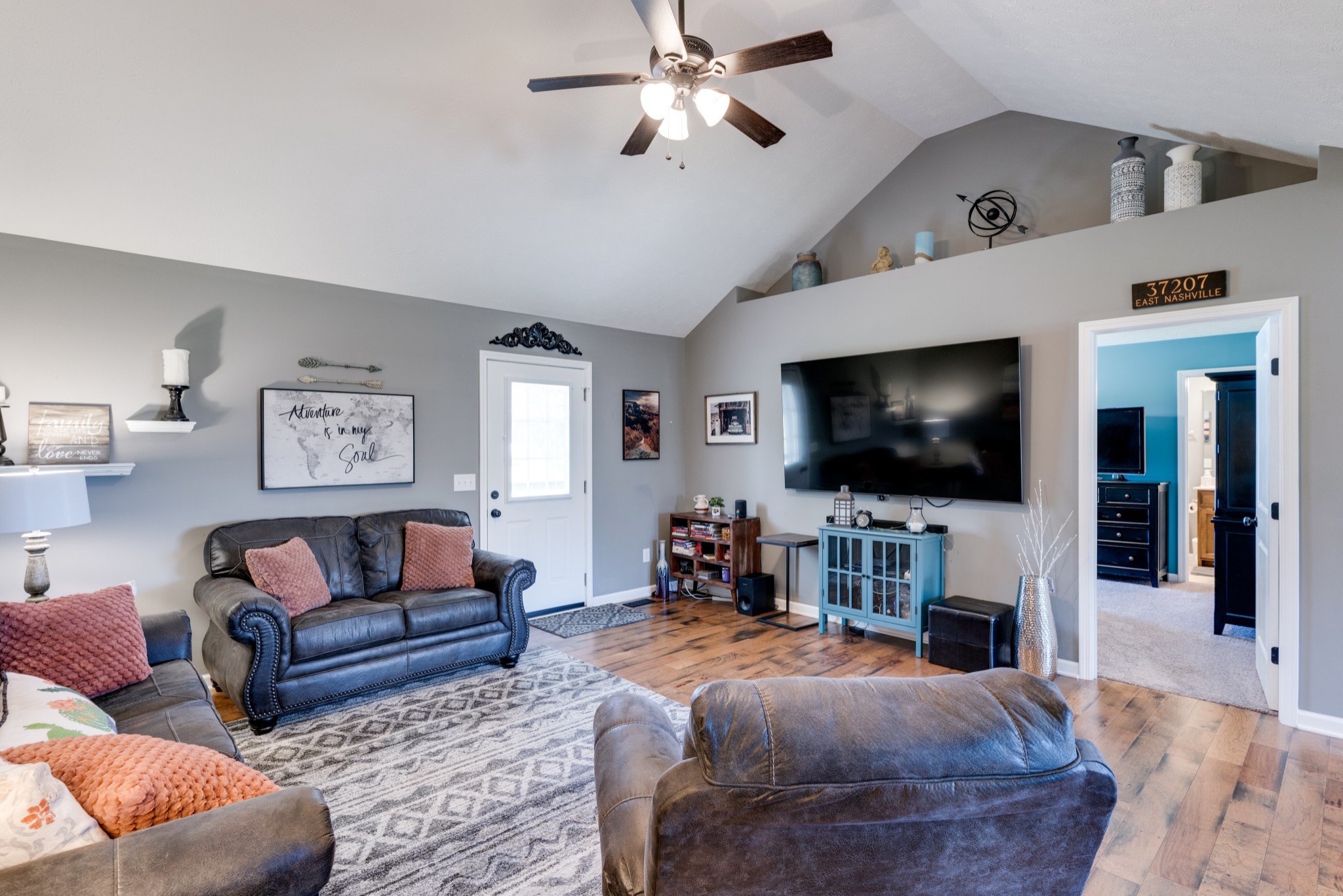 7927 Cedar Grove Road Cross Plains, TN 37049 - Photo 11 of 26 a living room with furniture and a flat screen tv