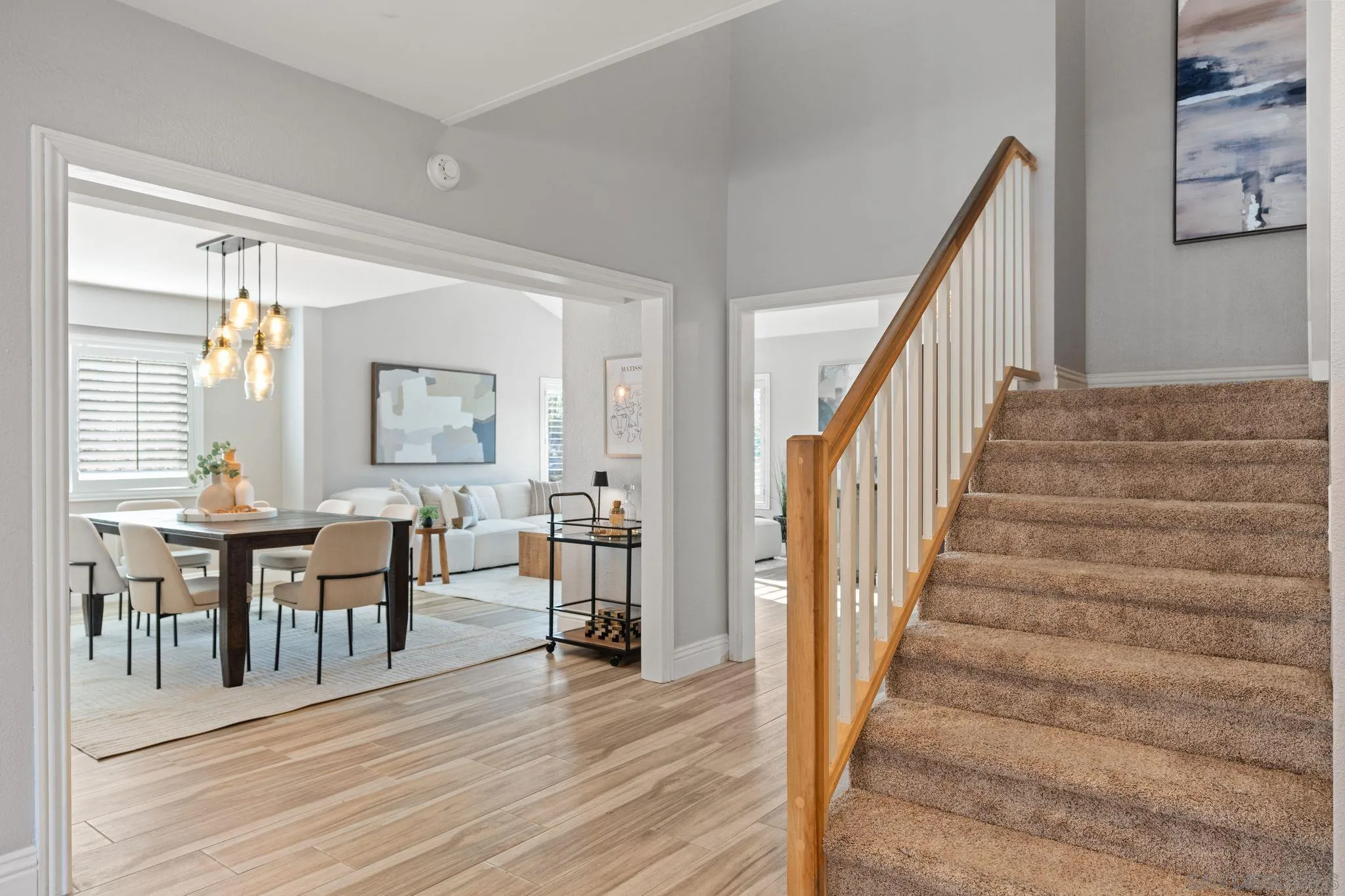 3576 Normandy Circle Oceanside, CA 92056 - Photo 14 of 67 a view of a livingroom with furniture and wooden floor