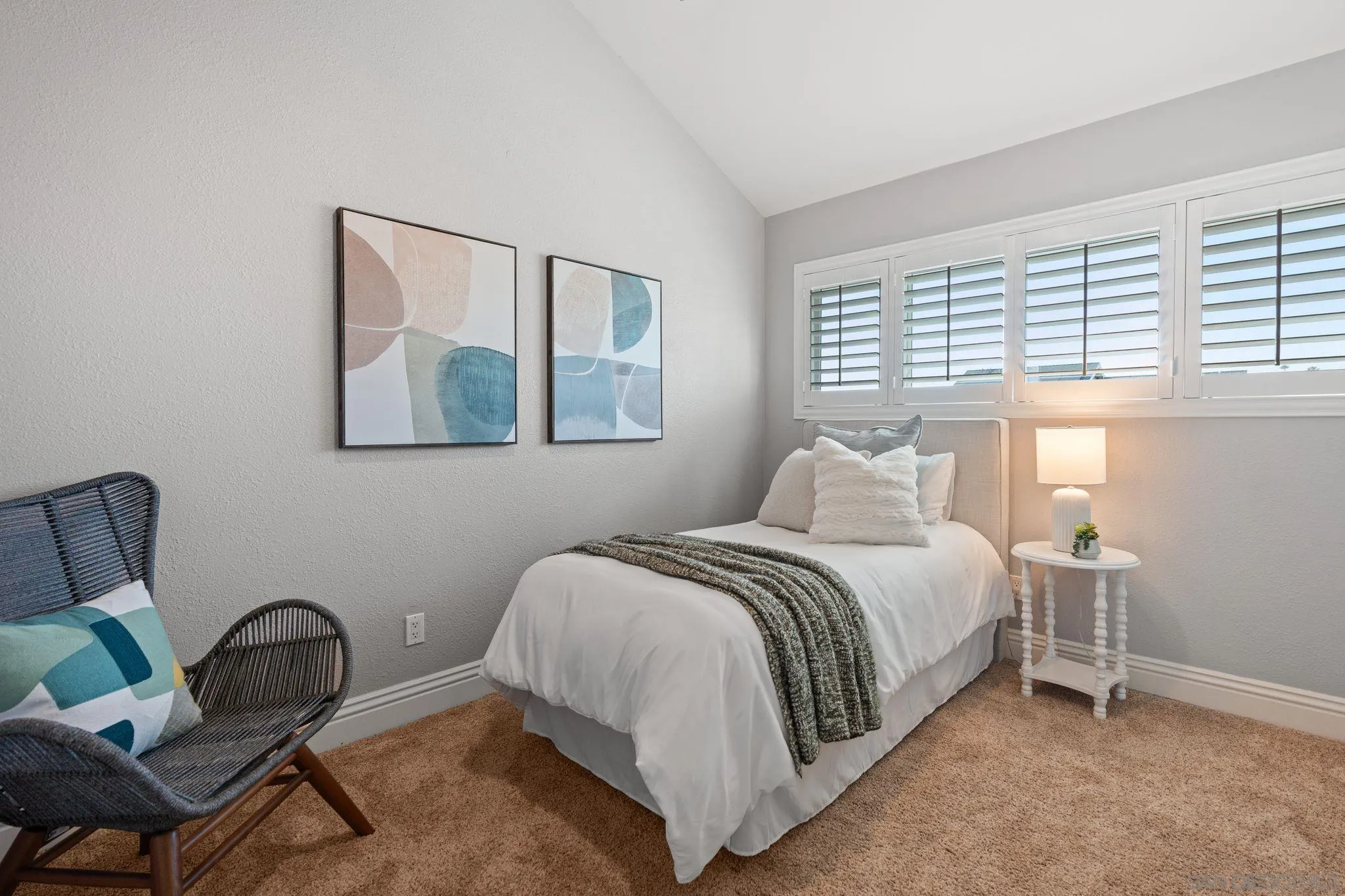 3576 Normandy Circle Oceanside, CA 92056 - Photo 49 of 67 a bedroom with a bed and a window