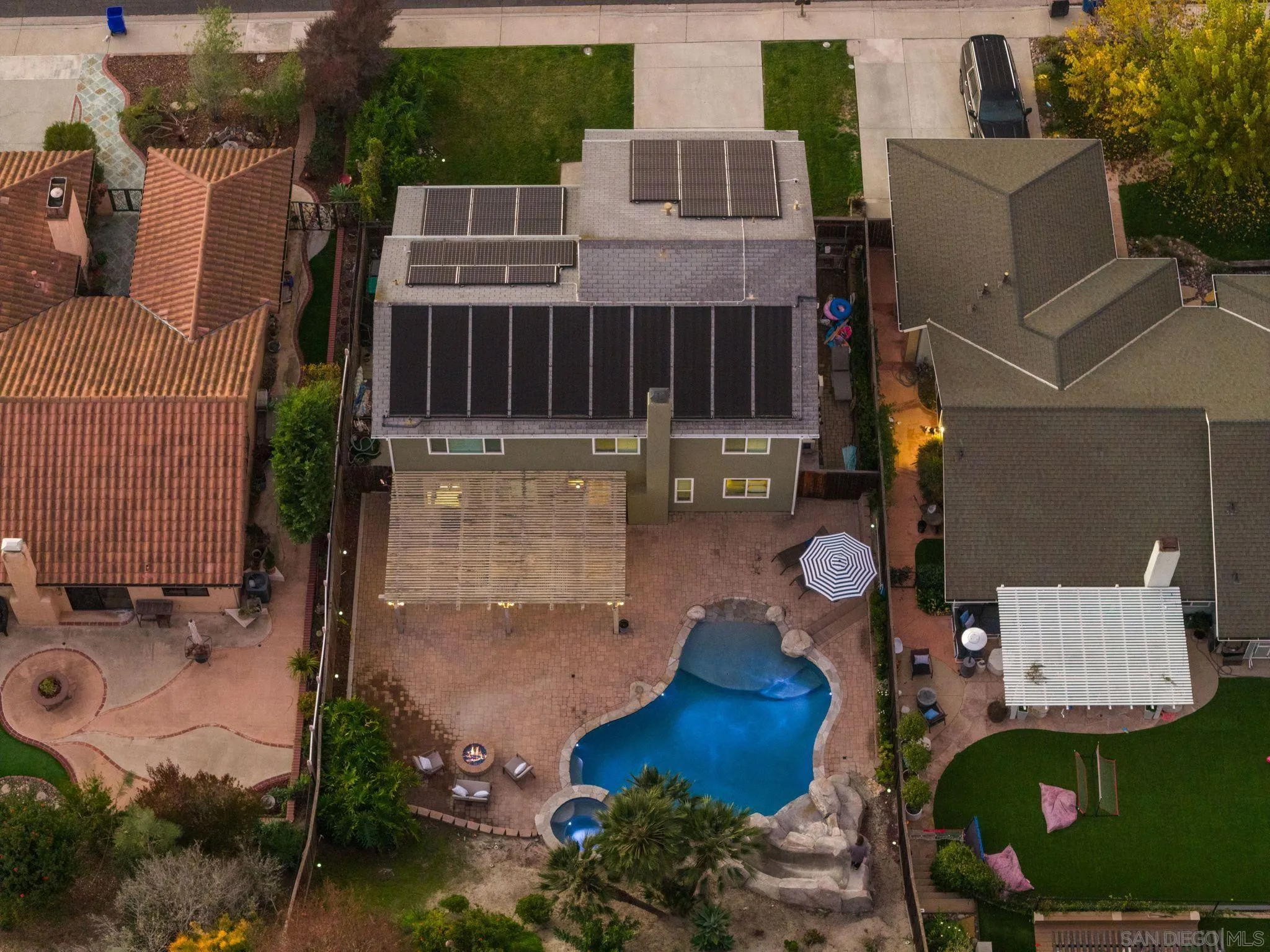 3576 Normandy Circle Oceanside, CA 92056 - Photo 9 of 67 an aerial view of house with yard