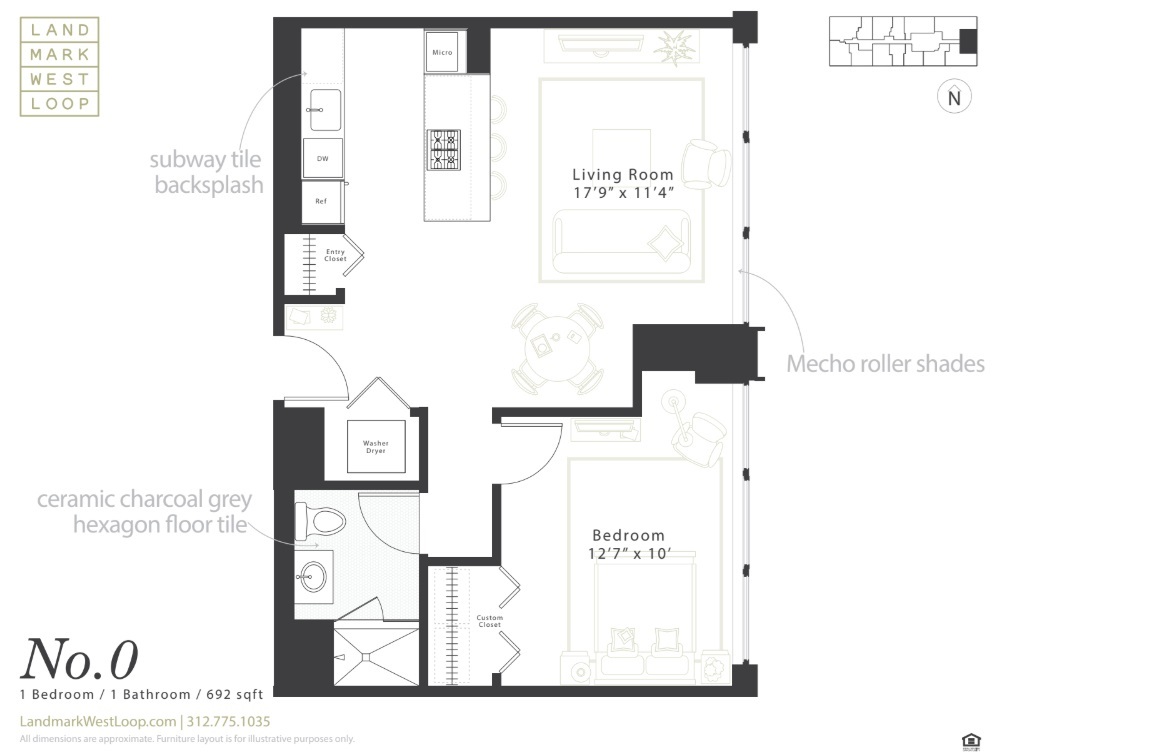 1035 West Van Buren Street, Unit 1900 Chicago, IL 60607 - Photo 11 of 12