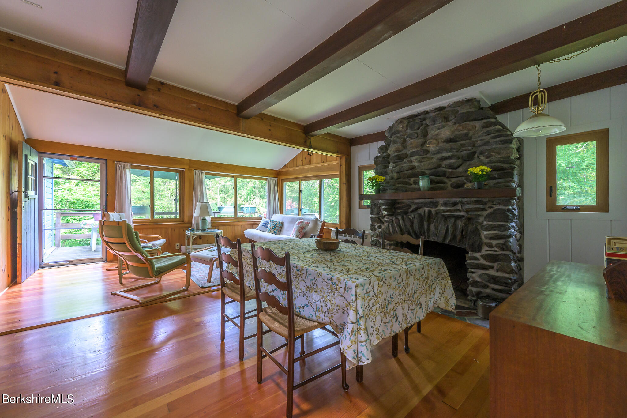 3 Mahkeenac Heights Road Stockbridge, MA 01262 - Photo 9 of 33 Living Room 1