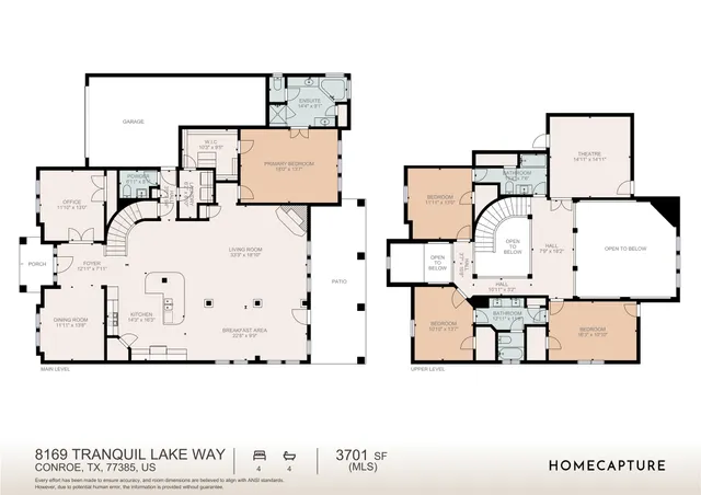 $610,000 | 8169 Tranquil Lake Way, Conroe, TX 77385