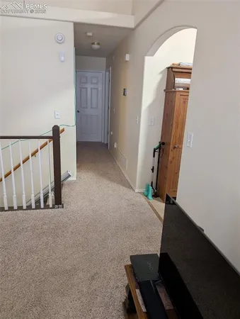 a view of room with furniture
