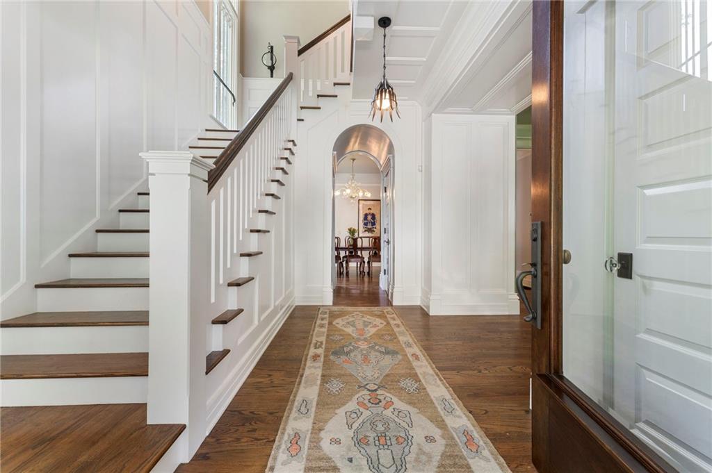 2519 Forrest Way Northeast Atlanta, GA 30305 - Photo 5 of 36 a view of entryway and hall with wooden floor