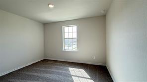 4304 Placer Mine Road Aubrey, TX 76227 - Photo 7 of 12 Spacious room featuring neutral painted walls, gray carpet flooring, and a multi-pane window with natural light
