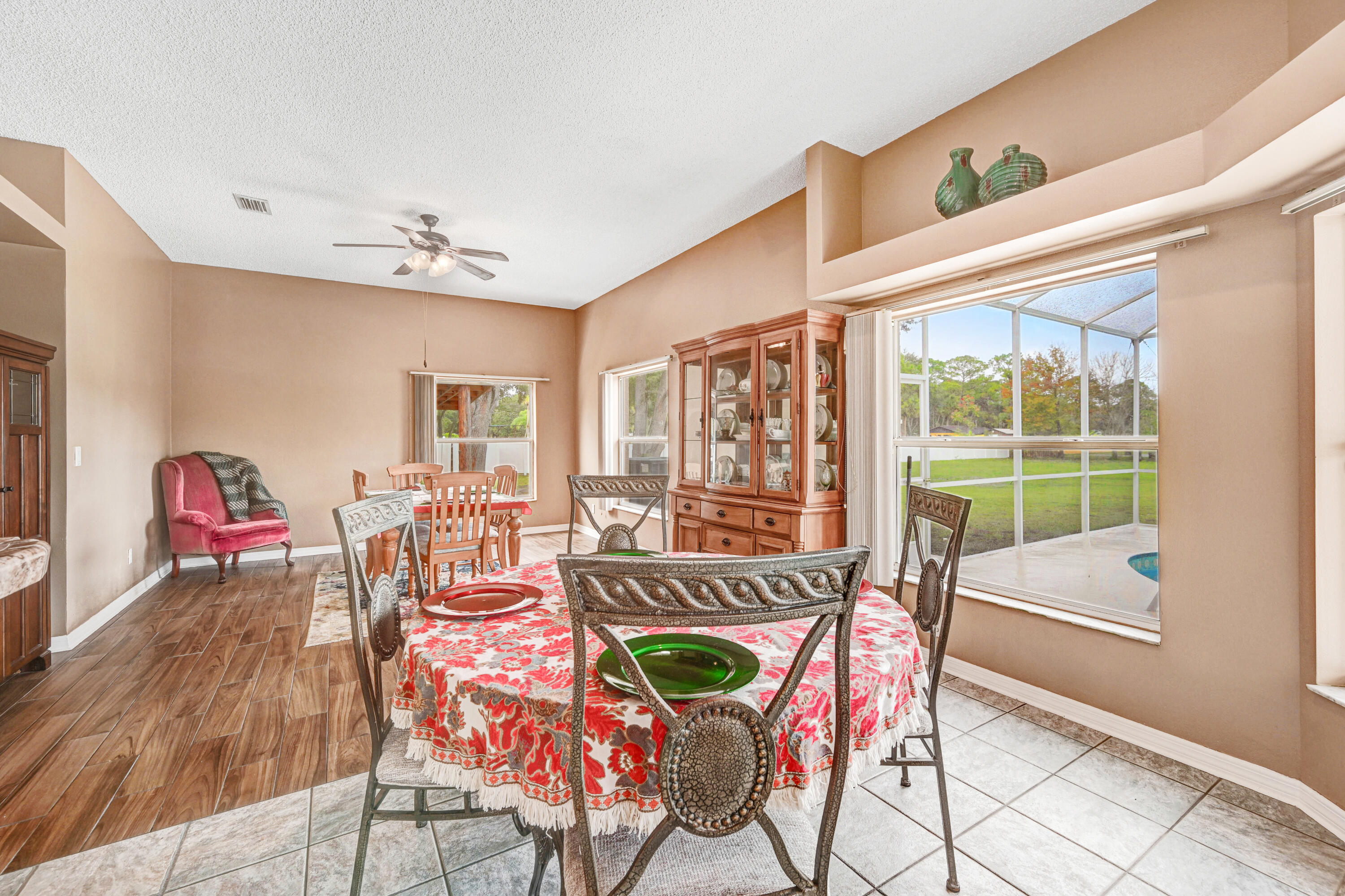4600 James Road Cocoa, FL 32926 - Photo 25 of 56 a view of a dining room with furniture window and outside view