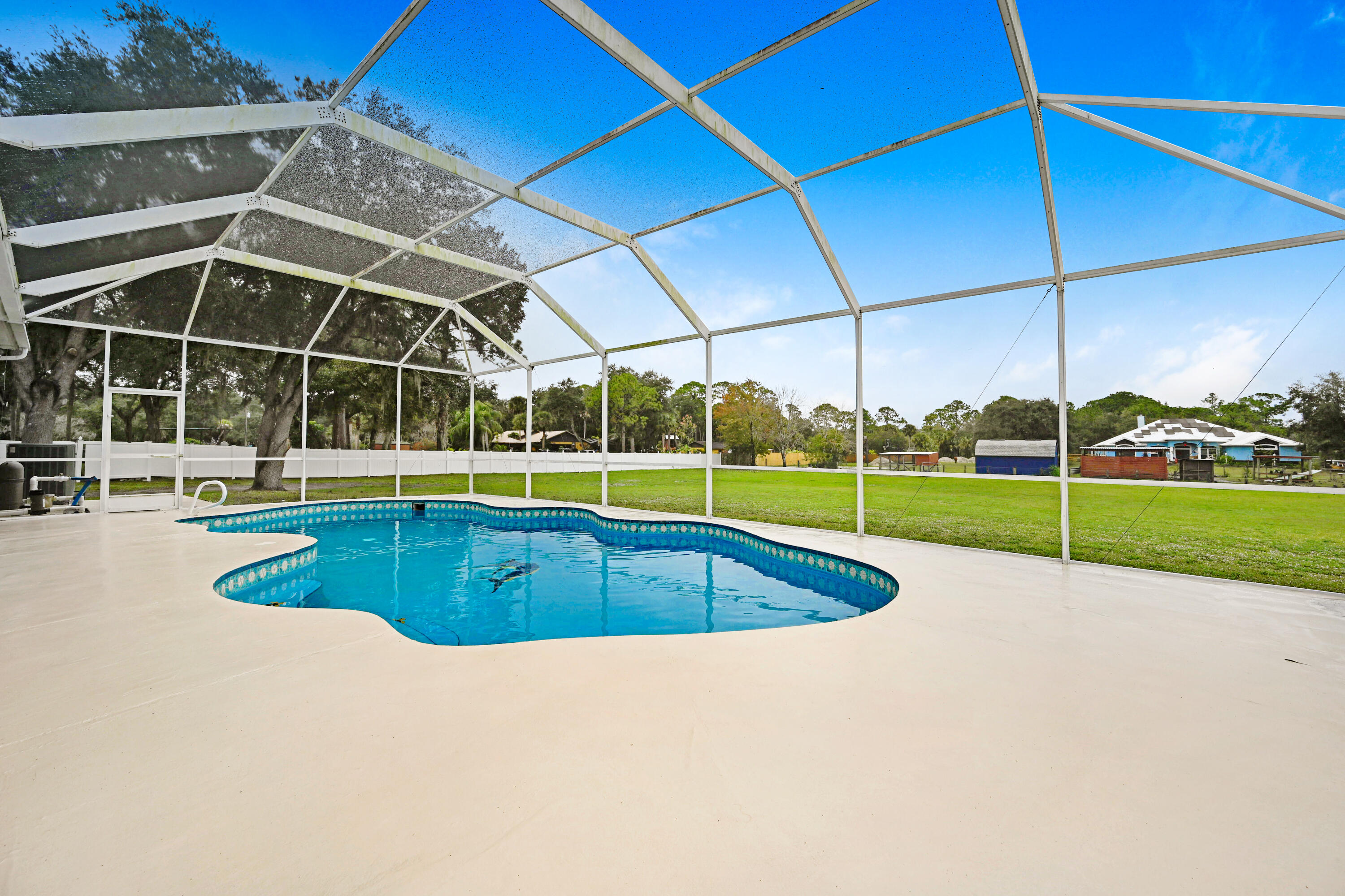 4600 James Road Cocoa, FL 32926 - Photo 40 of 56 a view of a house with swimming pool