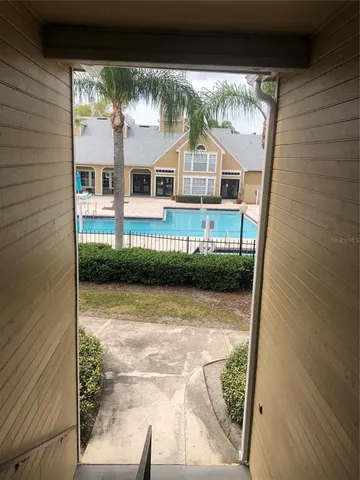 a view of a house with a balcony