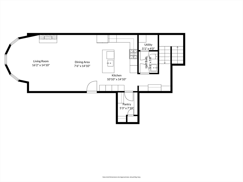 131 St Botolph Street, Unit 1 Boston, MA 02115 - Photo 28 of 29 a picture of a floor plan