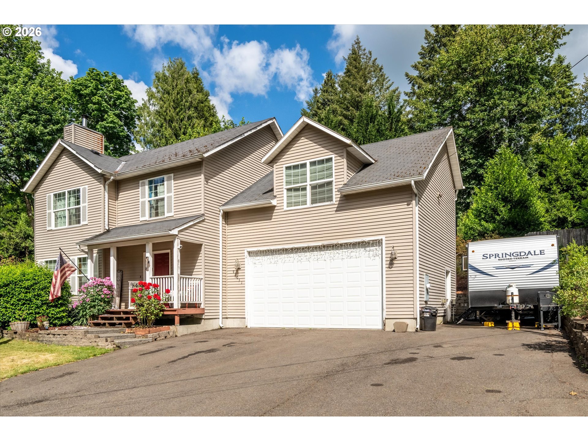 91051 Leashore Drive Vida, OR 97488 - Photo 35 of 36 a house view with a outdoor space