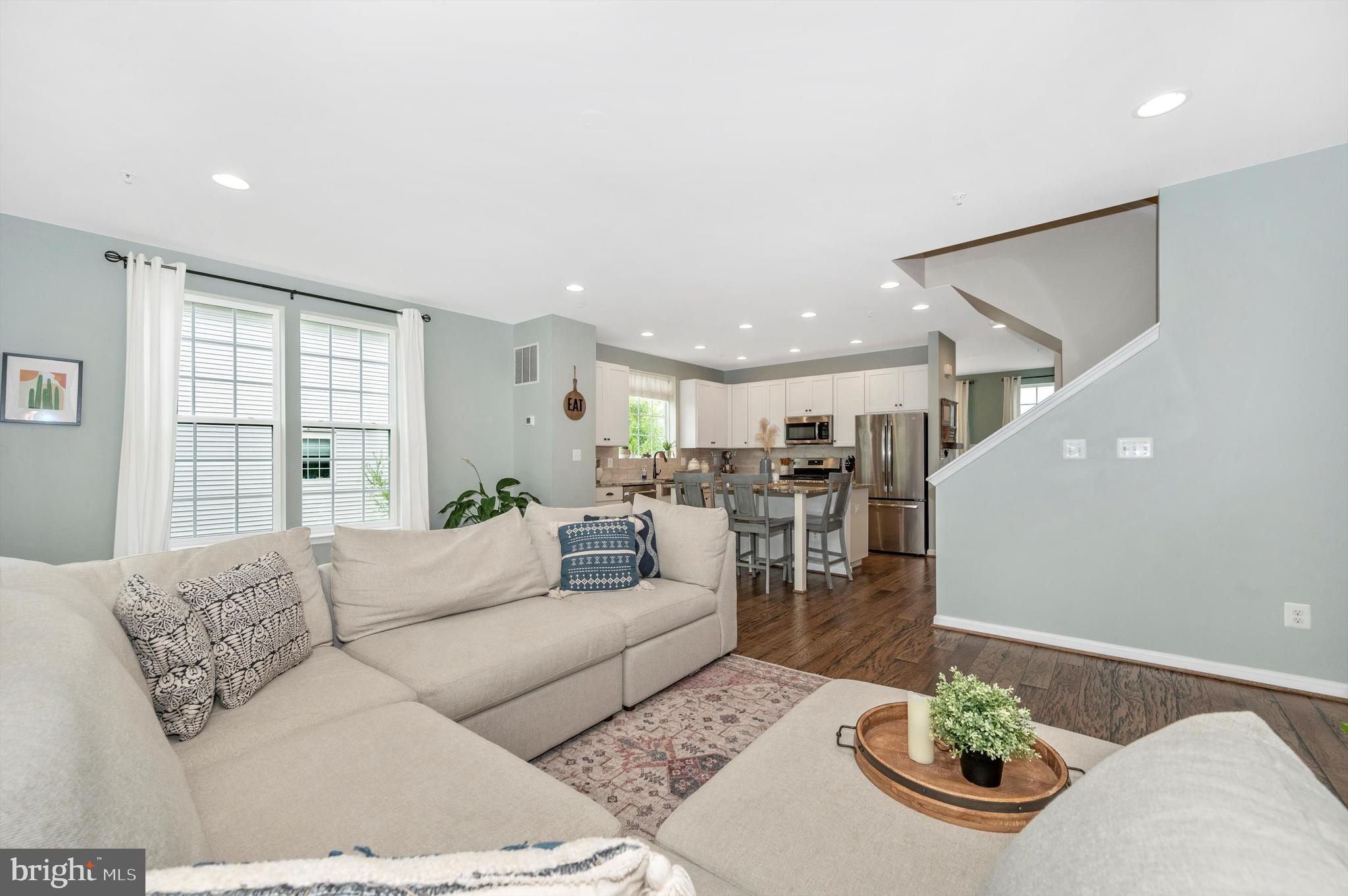 5652 Scott Ridge Place Frederick, MD 21704 - Photo 6 of 37 Living Room into Kitchen