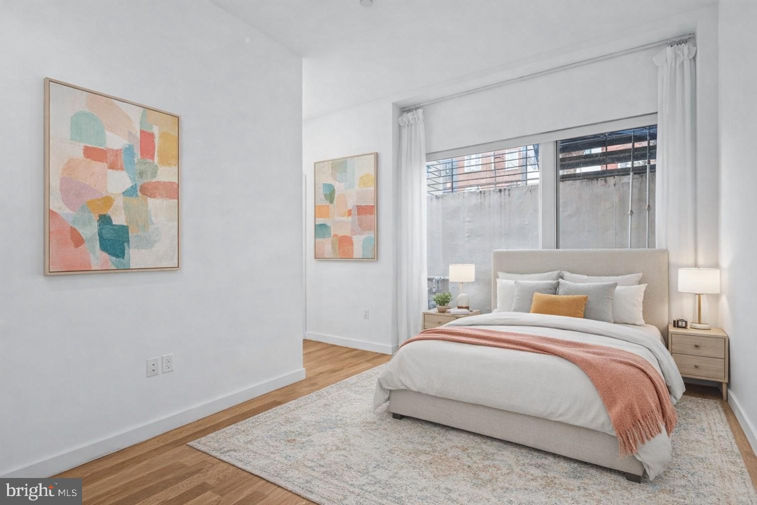1541 6th Street Northwest, Unit 1 Washington, DC 20001 - Photo 18 of 34 Second Bedroom - Virtually Staged
