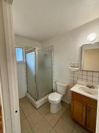 a view of a hallway with closet