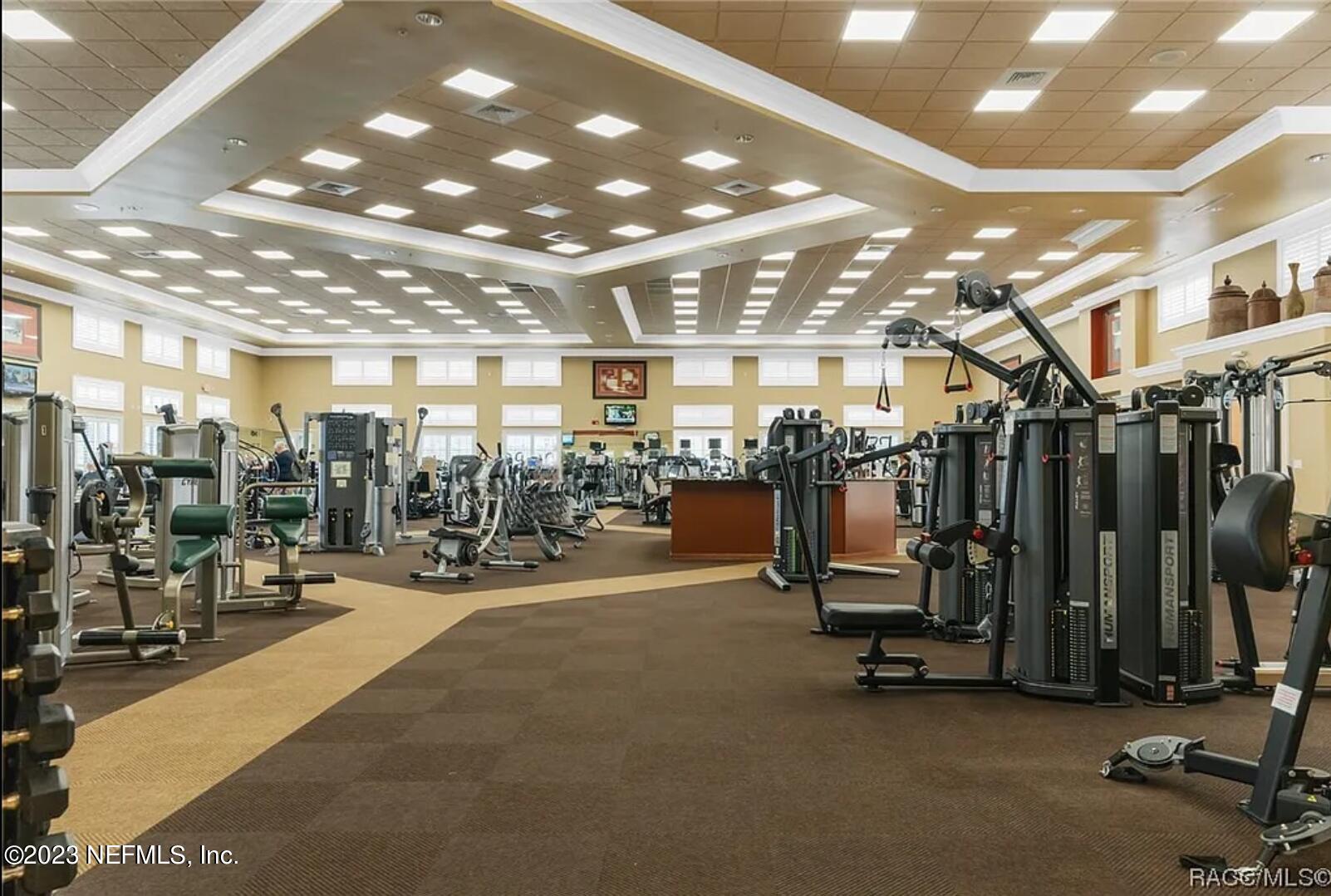 1289 North Cherry Pop Drive Hernando, FL 34442 - Photo 85 of 99 a view of a room with gym equipment