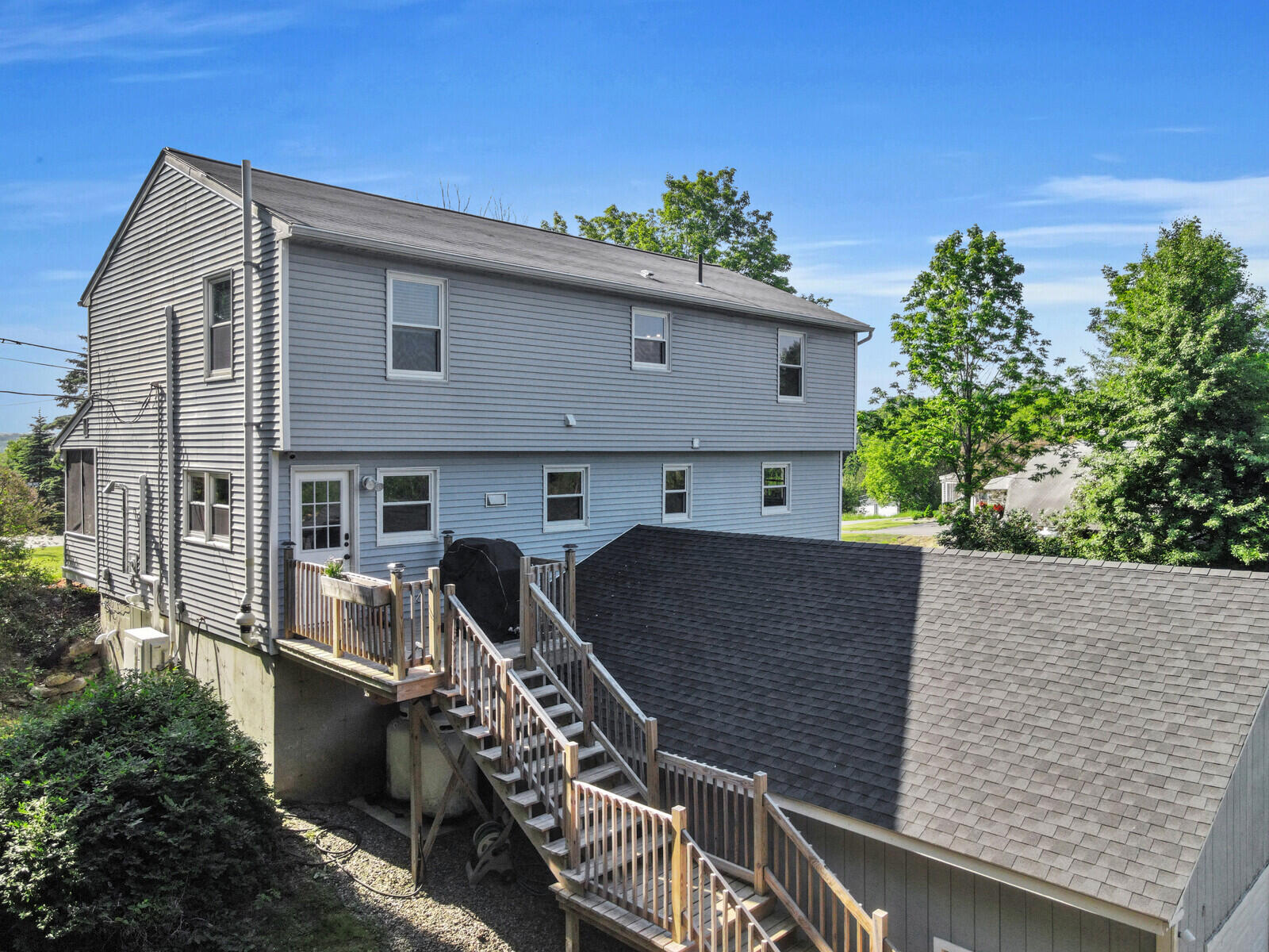 667 Neck Road China, ME 04358 - Photo 6 of 50 Back Deck and Garage