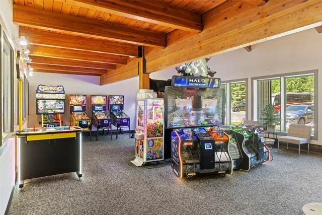 a view of a chairs in a room