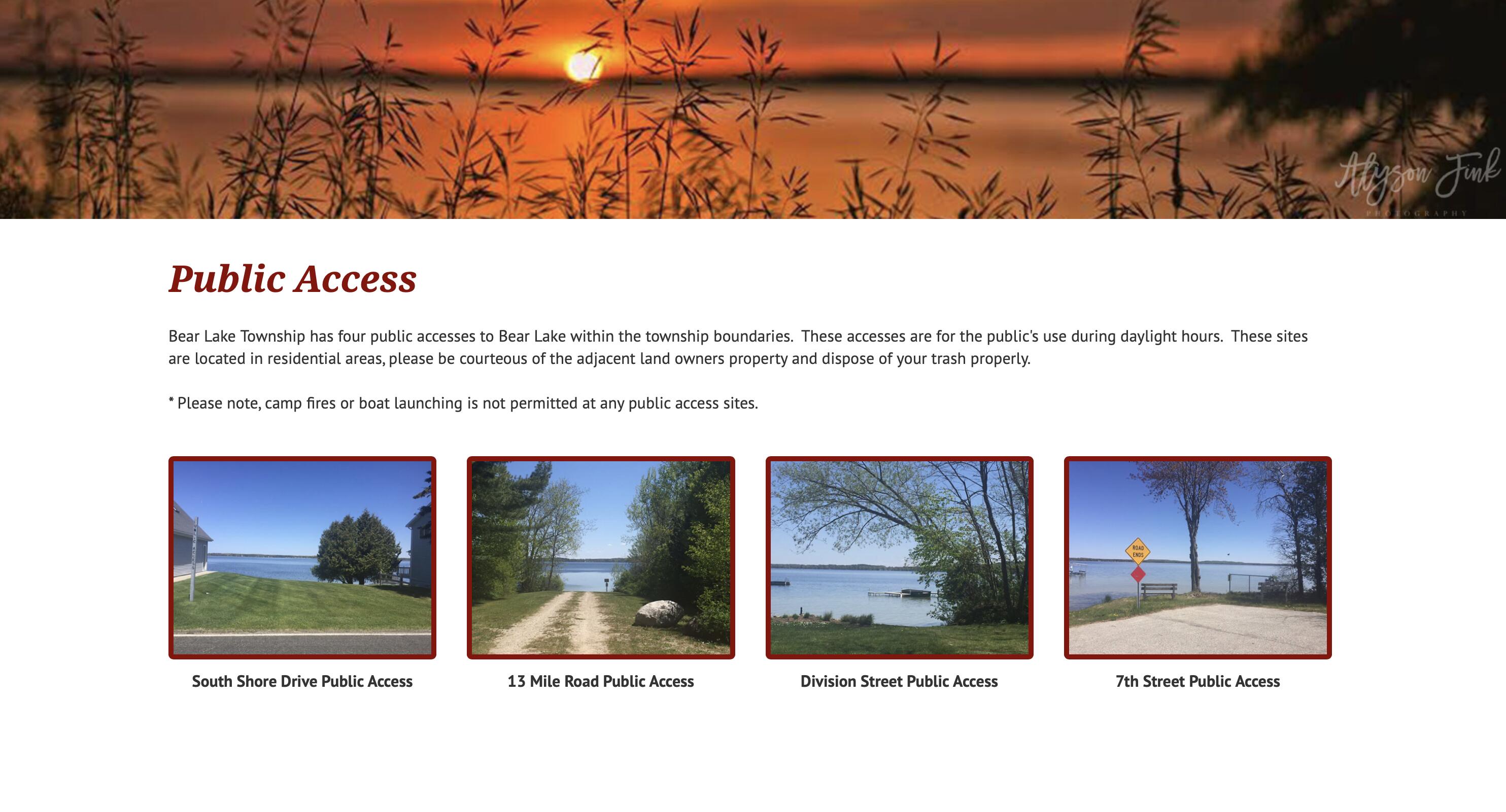 V/l Spruce Ridge Road, Unit 13 Bear Lake, MI 49614 - Photo 28 of 31 Nearby Public Water Access