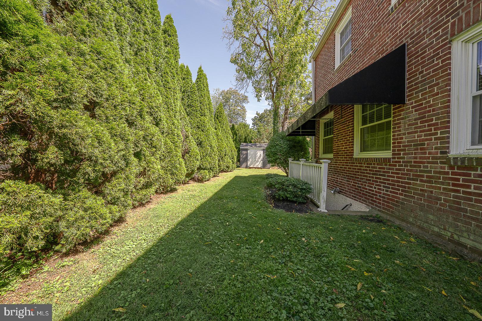 141 West Wayne Avenue Wayne, PA 19087 - Photo 17 of 22 a view of a backyard with plants and large tree