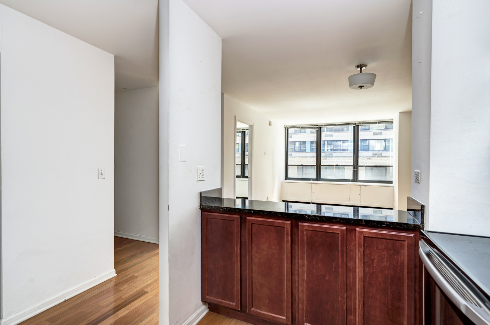222 East Pearson Street, Unit 203 Chicago, IL 60611 - Photo 11 of 29 a bathroom with a sink and a mirror