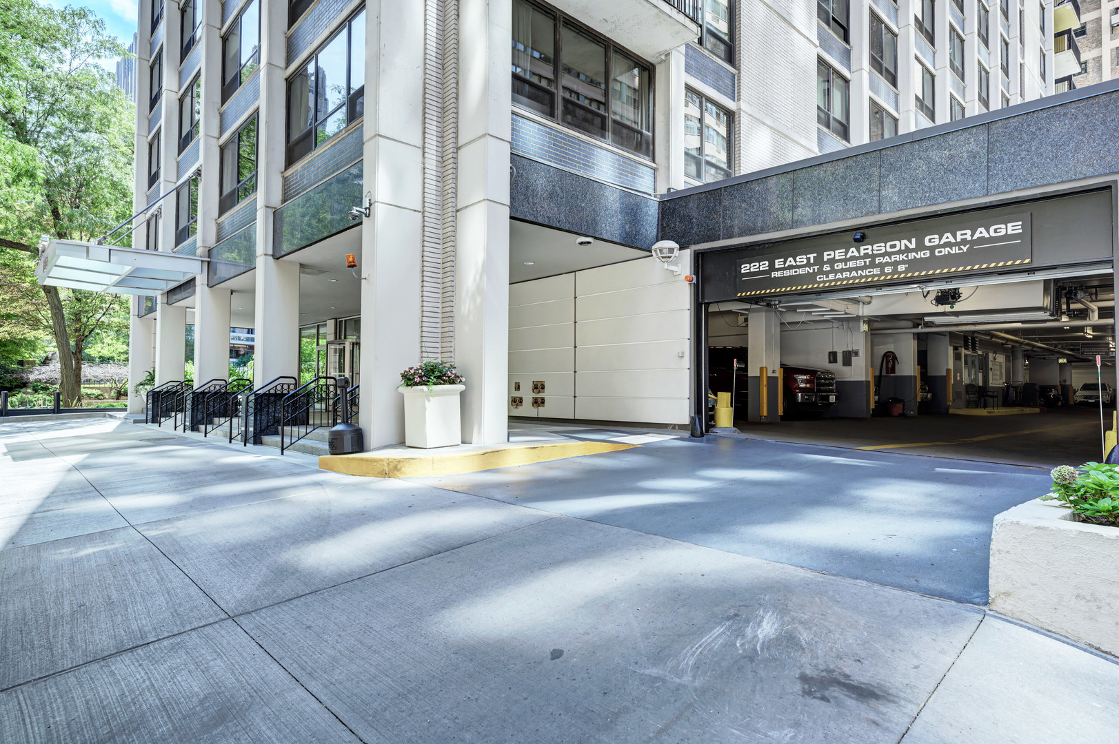 222 East Pearson Street, Unit 203 Chicago, IL 60611 - Photo 14 of 29 a view of a building with a street