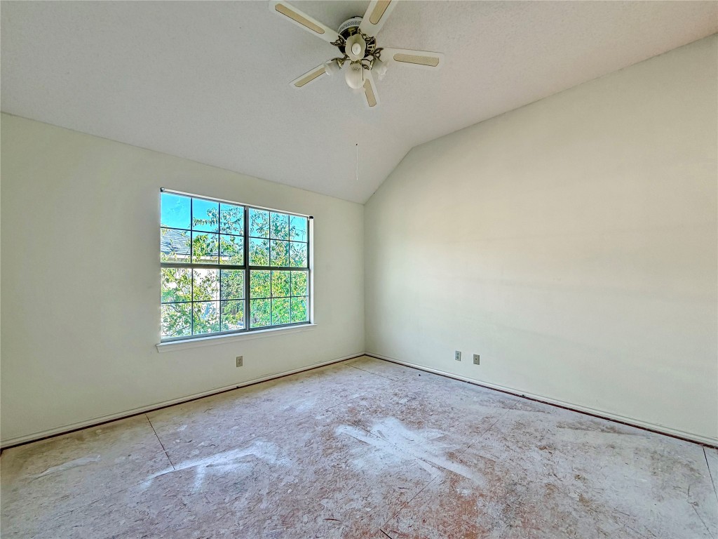 1106 Thistle Trail Cedar Park, TX 78613 - Photo 33 of 37 an empty room with a window and a fan