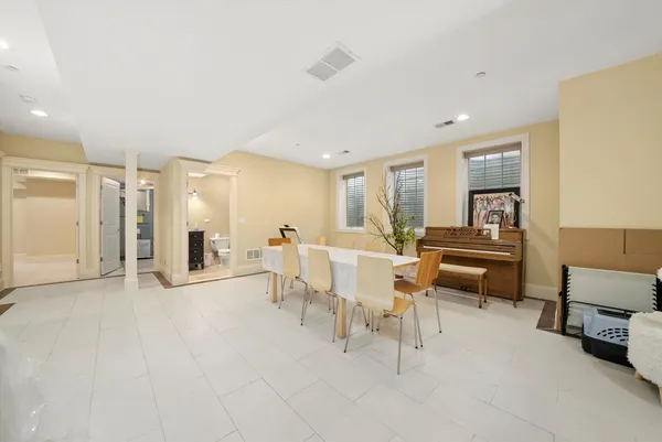 a view of a livingroom with furniture and a couch