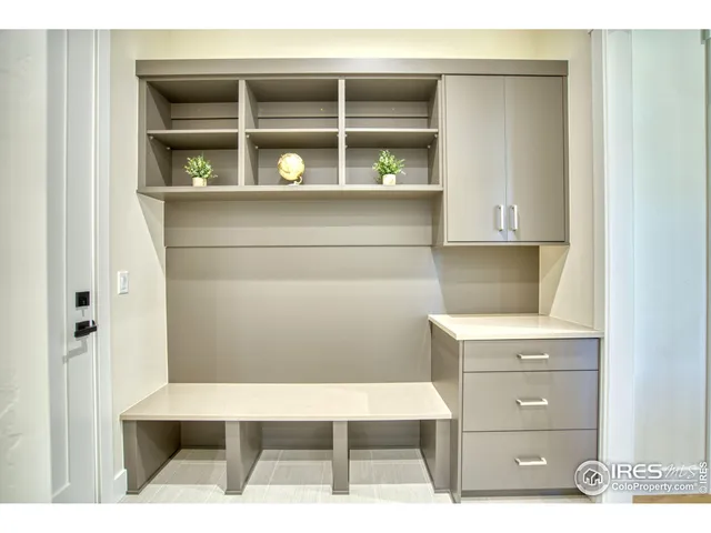 an empty room with window