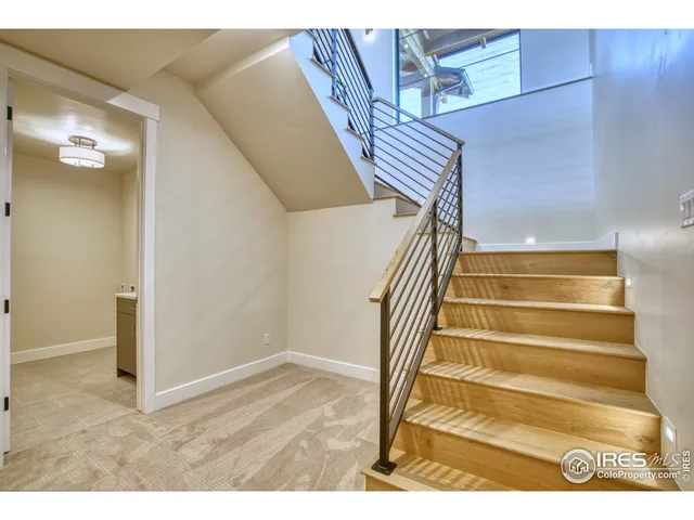 a stone house with a fireplace