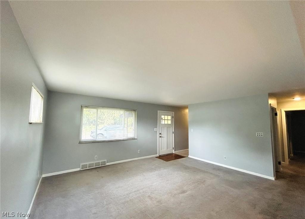 424 Lee Road Follansbee, WV 26037 - Photo 2 of 12 Living room featuring carpet floors