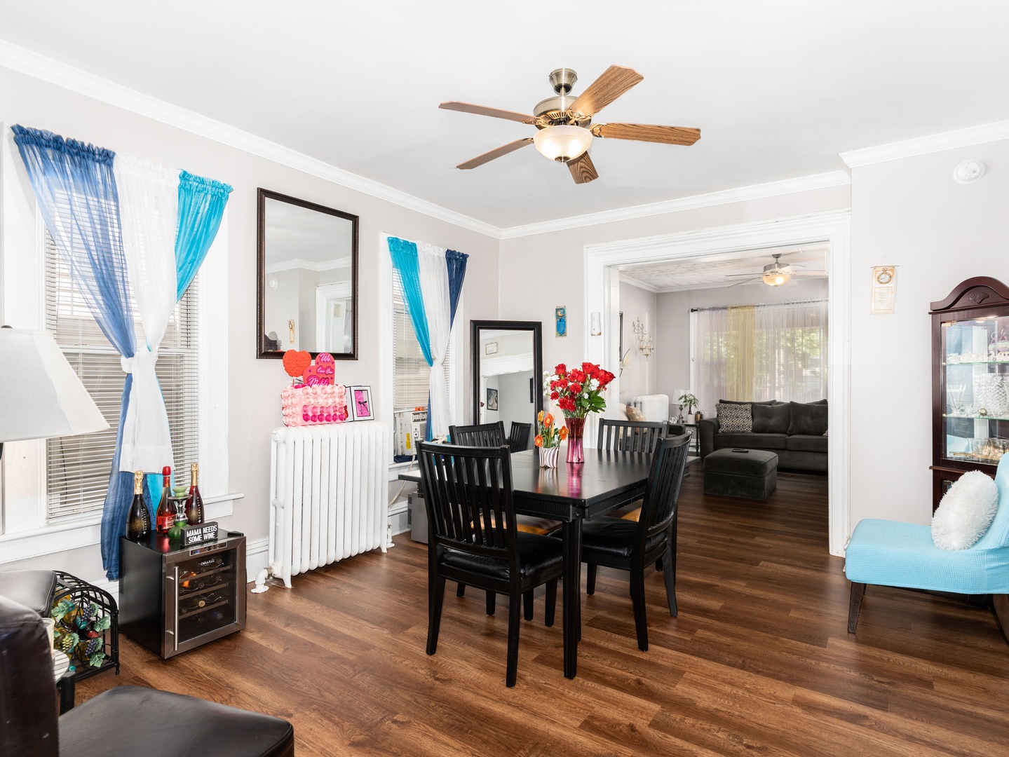 Undisclosed Address Chicago, IL 60651 - Photo 6 of 19 a view of a dining room with furniture and wooden floor