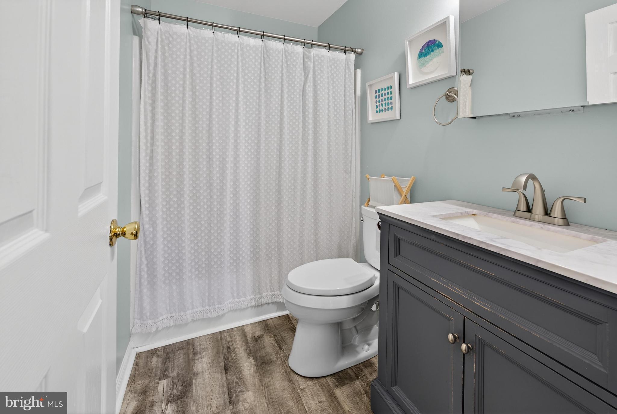 137 Pendragon Way Mantua, NJ 08051 - Photo 16 of 25 a bathroom with a sink a toilet and a mirror