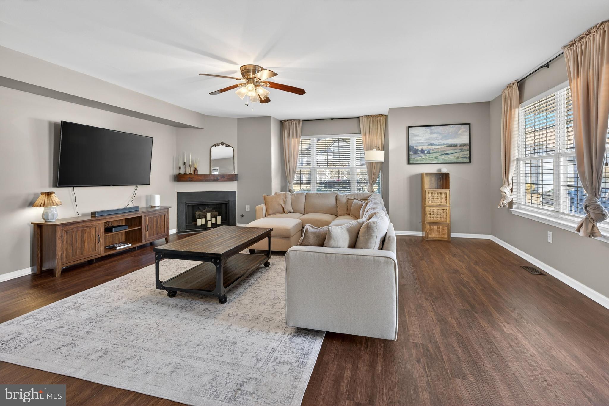 137 Pendragon Way Mantua, NJ 08051 - Photo 3 of 25 a living room with furniture and a fireplace