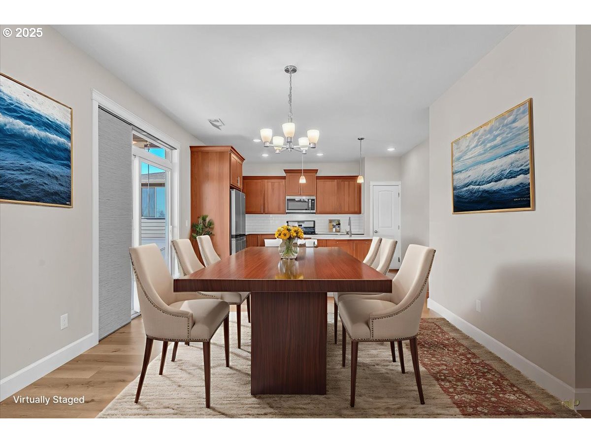 35560 Valley View Drive St. Helens, OR 97051 - Photo 42 of 47 a view of a dining room with furniture and chandelier