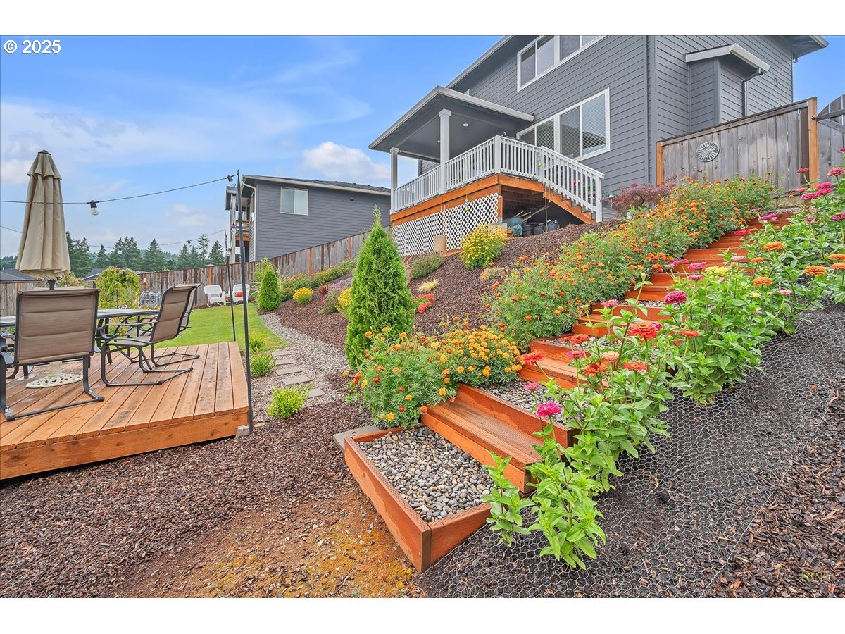 35560 Valley View Drive St. Helens, OR 97051 - Photo 6 of 47 a view of a house with backyard and garden