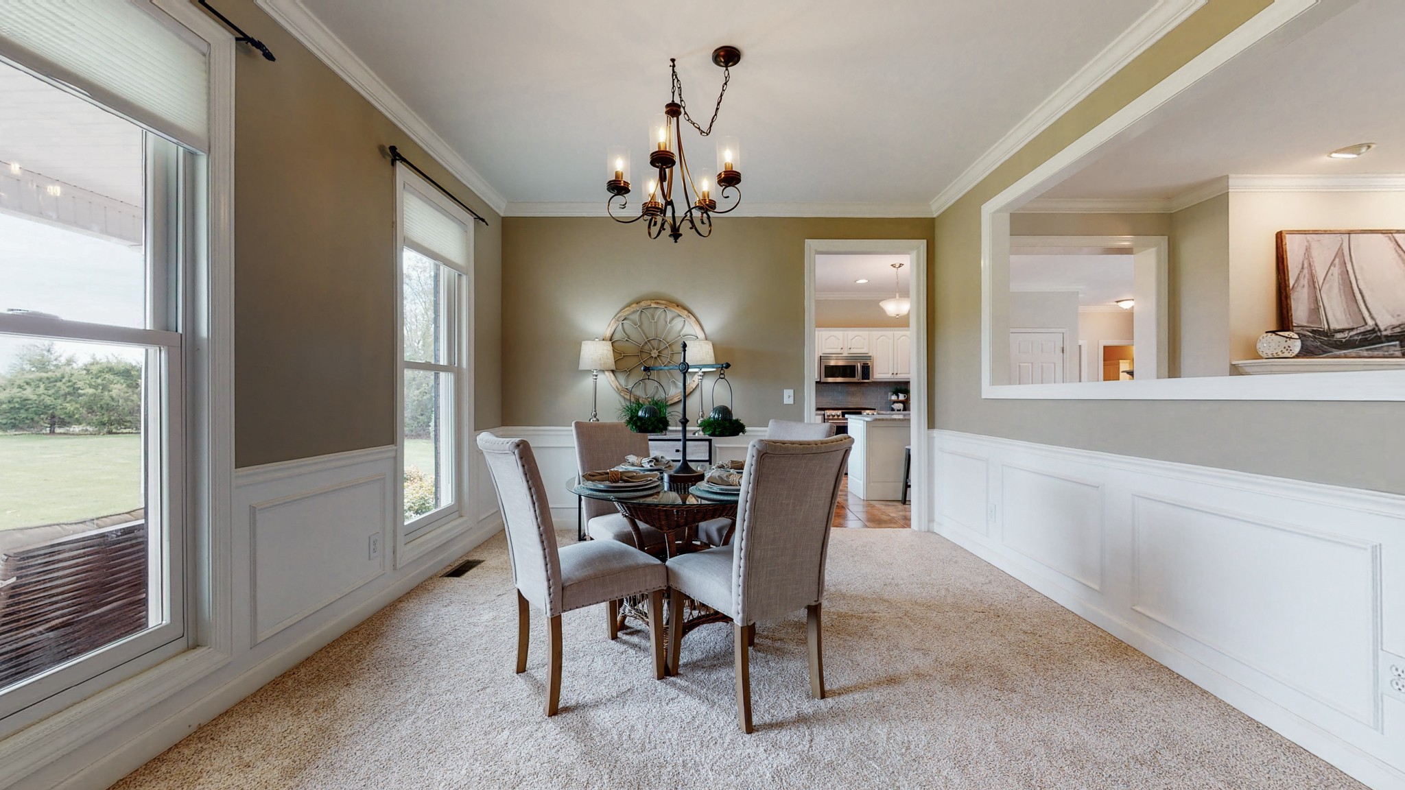 1805 North Lovvorn Road Christiana, TN 37037 - Photo 11 of 54 a view of a dining room with furniture and a chandelier