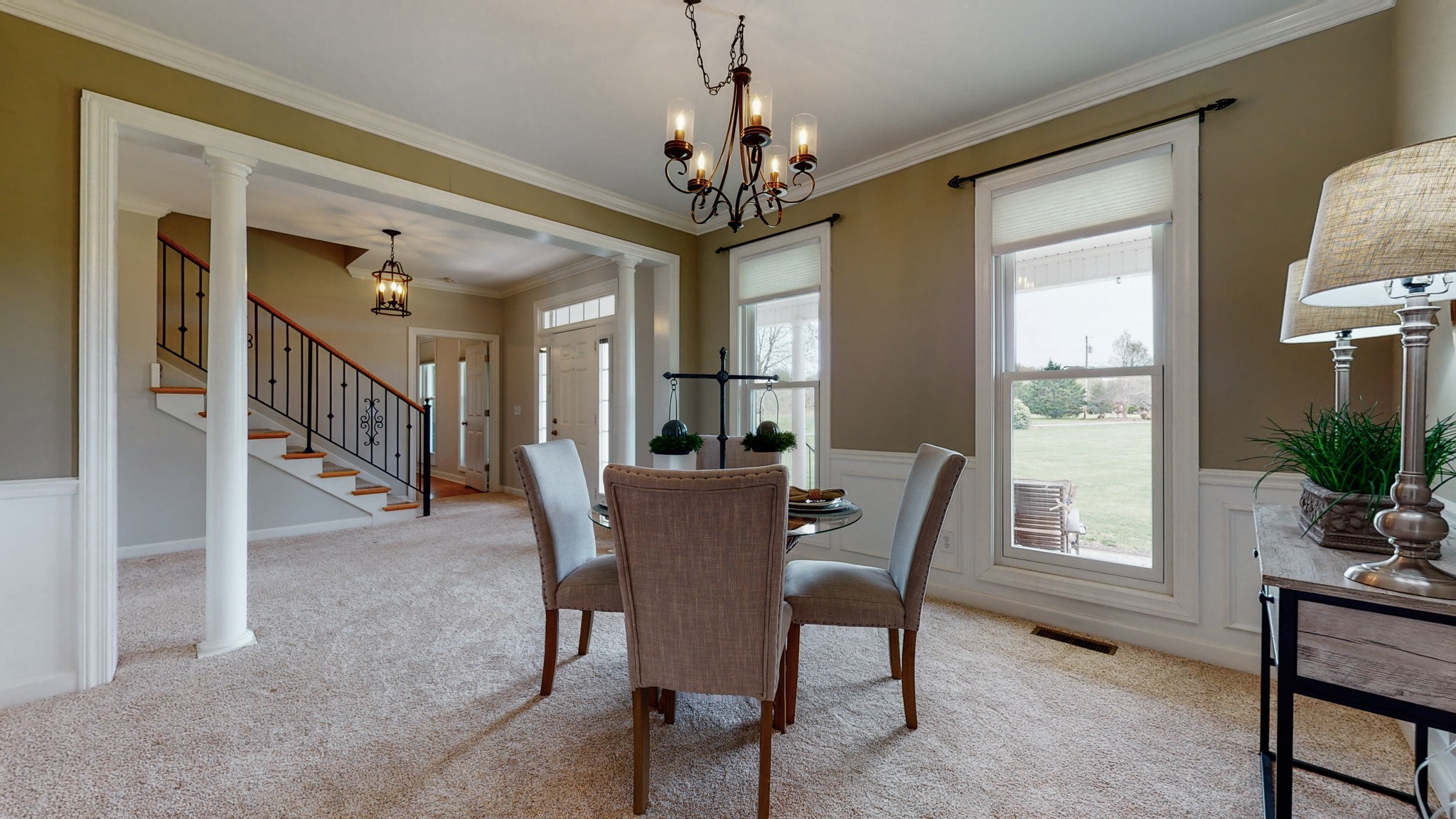 1805 North Lovvorn Road Christiana, TN 37037 - Photo 12 of 54 a view of a dining room with furniture window and wooden floor