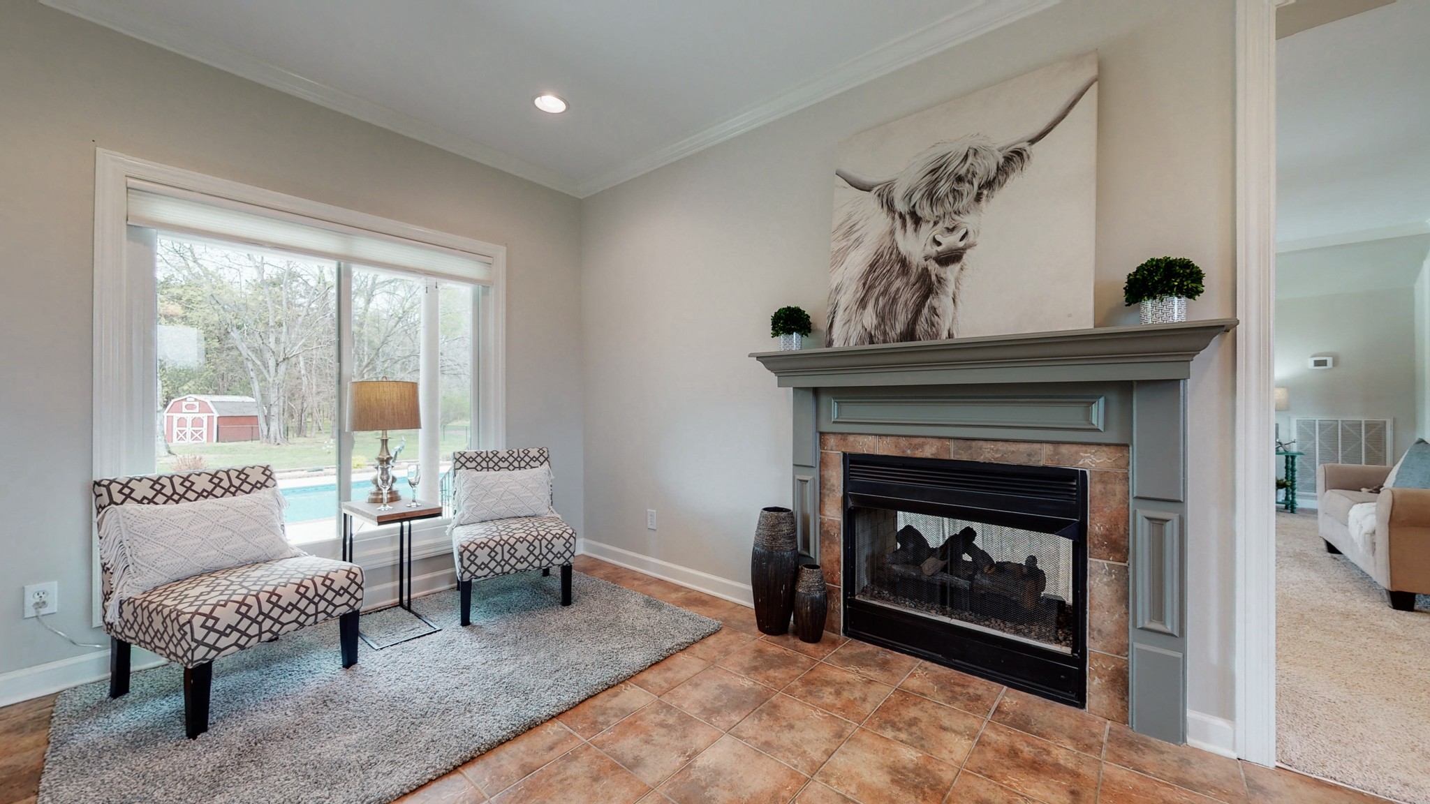 1805 North Lovvorn Road Christiana, TN 37037 - Photo 16 of 54 a living room with furniture and a fireplace