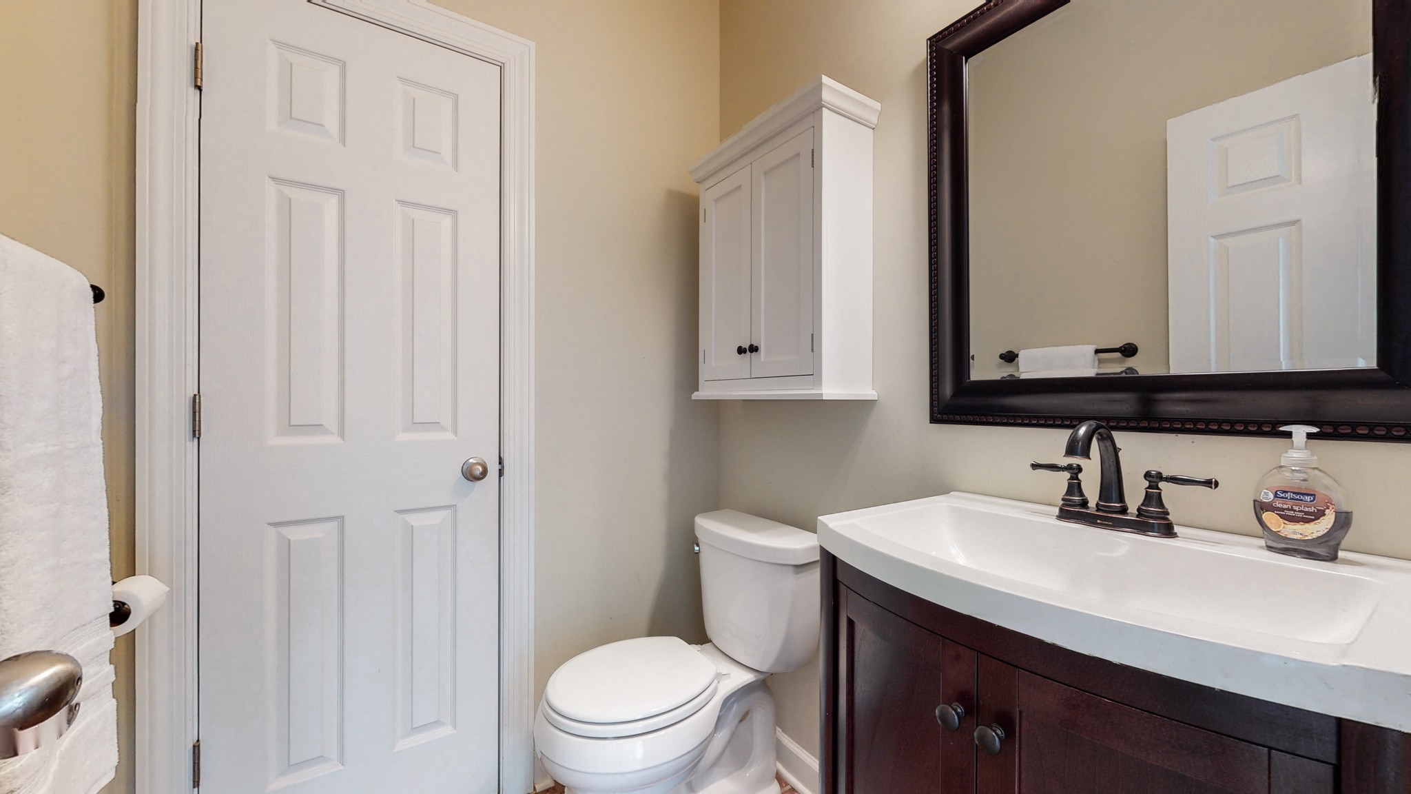 1805 North Lovvorn Road Christiana, TN 37037 - Photo 28 of 54 a bathroom with a sink a toilet and vanity