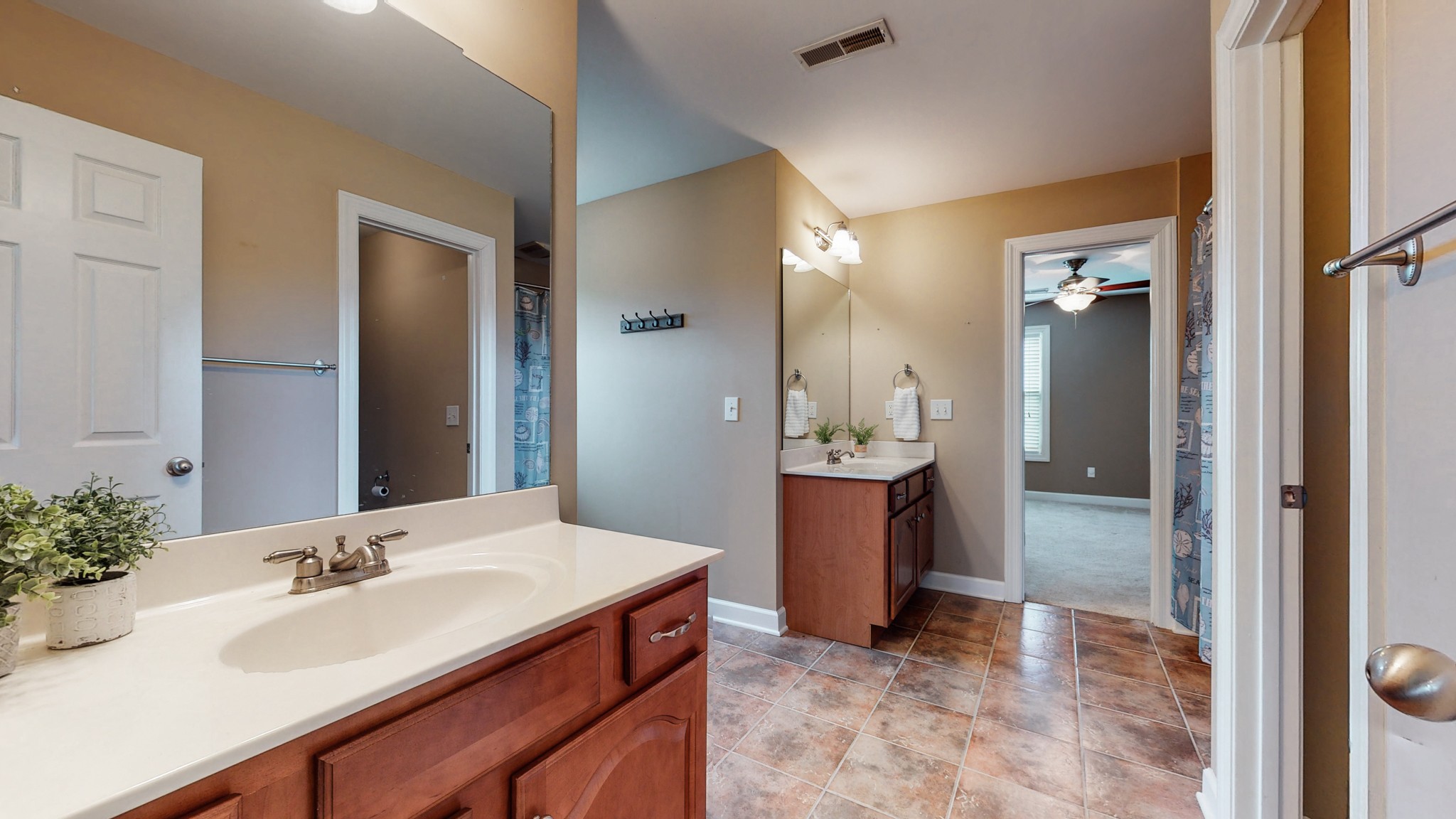 1805 North Lovvorn Road Christiana, TN 37037 - Photo 33 of 54 a bathroom with a sink and a mirror