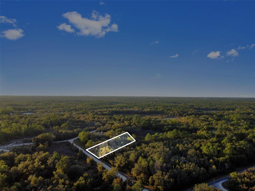an aerial view of residential house with outdoor space