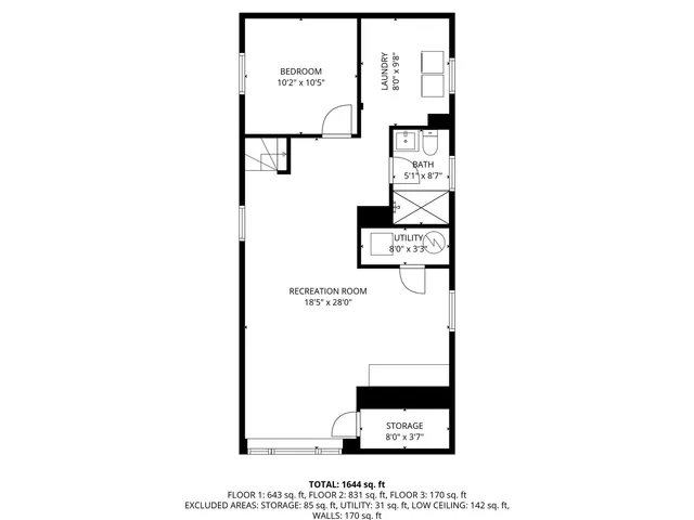 a picture of a floor plan