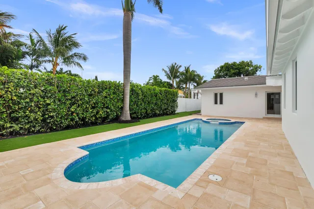 a view of the front door