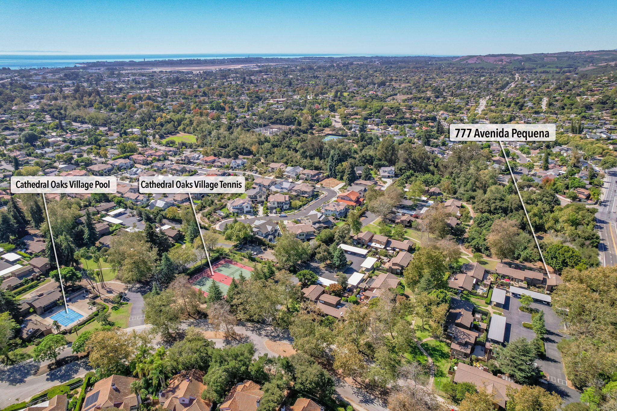 777 Avenida Pequena Santa Barbara, CA 93111 - Photo 32 of 34 777 Avenida Pequena (aerial)